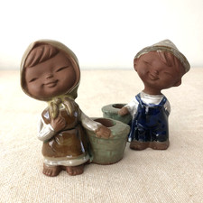 Vintage Dutch Boy Girl Holland Style Set Japan  picture