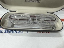Silhouette SPX 2835 10 6073 50*15 Clear Red Unisex Eyeglasses Super Light picture