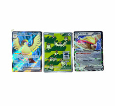 Pokemon TCG Obsidian Flames Pidgeot ex 225/197+164/197 Pidgey 196/197 Eng x3 picture