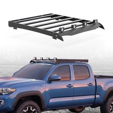 For 05-23 Tacoma Double Cab Roof Rack Crossbars Luggage Carrier 330LBS w/ LEDs picture