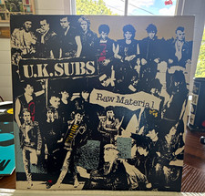 U.K. Subs Raw Material Punk LP Black Vinyl 12
