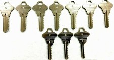 Schlage SC1 1145 Space And Depth Keys 5 Cut Blanks HPC C45 Code Card picture