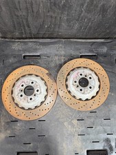 14-19 BMW X5M X6M F85 F86 Rear Rotor Brake Disks Ventilated SET 385x24 picture