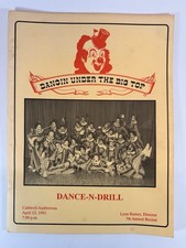 1991 Dance-N-Drill Studio Dancin Under The Big Top Recital Program Circus picture