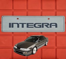 Rare JDM Honda Integra Da6 Xsi Dealer Vanity License Plate Japan Mugen Access picture