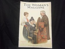 1917 JANUARY THE WOMAN'S MAGAZINE - GREAT COVER & ADS - ST 1095 picture