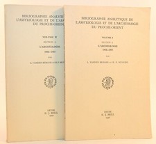 Bibliographie Analytique de l'Assyriologie 1956-60 2-Vol Archaelogy French Brill picture