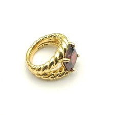 GIFTDavdYurmannMarbella Ring 18K Yellow Gold with Amethyst size 7 picture