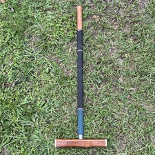 Oakley Woods Croquet Predator Mallet 12” Walnut Head 2Lb 13Oz Green Personalized picture