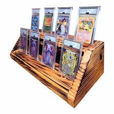 Graded card/toploader display stand 2-tier, Holds Up To 8 Graded Slabs, PSA,SGC picture