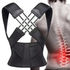 Adjustable Back Posture Corrector Brace Clavicle Support Belt Men Women picture