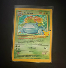 Pokemon Base Set Venusaur 15/102 Holo Rare English 1999 100 HP picture