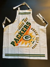 1- NFL Green Bay Packers APRON BBQ Grilling Tailgating Party 100% Cotton picture