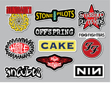 90's Alternative Vinyl Sticker Lot (10 Stickers) SET 2 picture