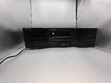 Kenwood KX-W4060 Dual Cassette Deck Dolby B/C HX Pro Both Decks Tested Working picture