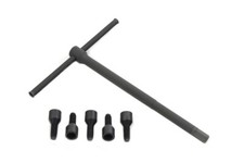 Wheel Lug Bolt and Wrench Kit Parkerized for Harley Knucklehead Panhead 1936-66 picture