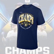 HOT - Milwaukee Brewers 2026 NL Central Division Champions Locker Room FREESHIP picture