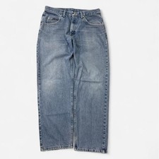 Wrangler Vintage Light Wash Denim Jeans 34x30 Straight Leg picture