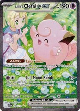 Lillie's Clefairy ex 184/159 Journey Together Pokemon Holo NM picture