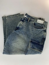 NWT Arizona Jean Co Blue Jean Advanced Flex 360 Men 54x30 Loose Fit Big and Tall picture