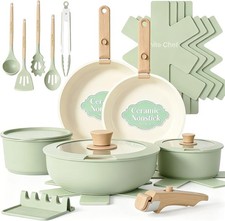 Umite Chef Non Stick Pots and Pans Set, 21 Pcs Ceramic Kitchen Cookware Set with picture