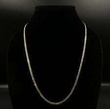 24” 10K Hollow Yellow Gold Cuban Chain | 5.19g | 3.3MM | Lobster Clasp | picture