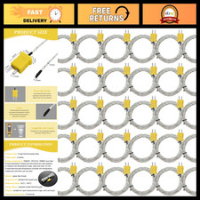 30 Pcs K Type Mini Thermocouple Probes 3M Temperature Sensors -50 to 400°C picture
