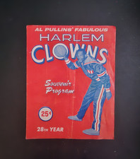 1962-63 Harlem Clowns ~ Souvenir Program 28th Year 25¢ picture