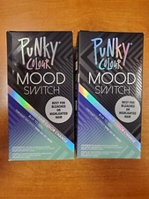 2 Boxes: Punky Colour Mood Switch Heat Activated Hair Color *Blue To Teal - R1P6 picture