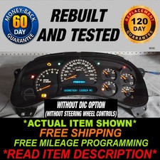2003-2005 Silverado Sierra Tahoe Suburban Yukon Avalanche Gauge Cluster picture