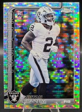2025 Topps Chrome #322 Ashton Jeanty Pulsar Refractor picture