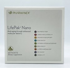 Nu Skin Pharmanex LifePak Nano 60 Packets New Sealed Exp 08/2029 picture