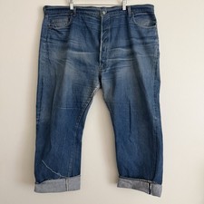 Levi's 501 Vintage 80s Redline Selvedge USA XX Jeans Med Wash 50x32 Act 46x29 picture
