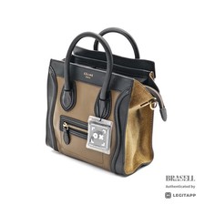 CELINE Luggage Nano Shopper Leather Handbag Shoulder Bag【ImportFeeFREE】 picture