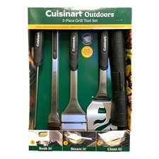 Cuisinart Outdoors 5-Piece Stainless Steel BBQ Grill Tool Set picture