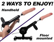 LoveBotz Pro-Bang Five Speeds Plug In sex-machine with remote-control Black picture