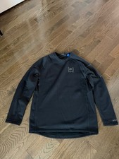 Burton AK Baker Powerstretch Fleece Crew Black (Size: M) EXCELLENT picture