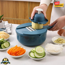 9-in-1 Vegetable Cutter Multi-Functional Slicer Grater Kitchen Tool NEW picture