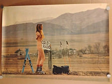 Extremely Rare Vintage 1972 Colorado Hitchhiker Poster picture