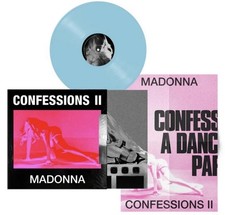 Madonna - CONFESSIONS II 2 Blue TikTok Limited Edition Vinyl Record LP In Hand picture