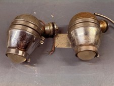 VINTAGE RARE 12V FISH EYE HEADLIGHTS SPOTLIGHT HOT ROD RAT ROD, BOAT, MOTORCYCLE picture