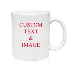 Personalized Mug Custom Text Photo Name Gift Coffee Mug Ceramic Cup 11oz 15oz  picture