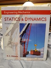 Engineering Mechanics Statics and Dynamics by Russell C. Hibbeler Hard Cover picture