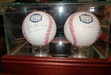 Don Larsen & Yogi Berra autographed Perfect Game baseballs - Steiner Cert picture