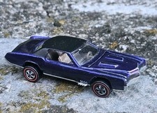 Vintage Hot Wheels Redline Custom Eldorado Purple USA Rare Color picture