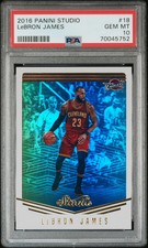 2016 Panini Studio LeBron James #18 PSA 10 picture