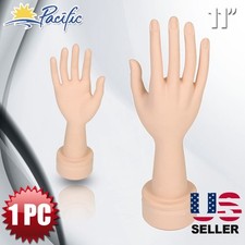 Mannequin movable Flexible Hand Display Jewelry Bracelet nail ring holder right picture
