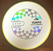 Axiom Discs Tempo Neutron Plastic White/Yellow Great Condition picture