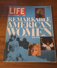 Life Magazine Special Report Remarkable American Women 1776-1976 History picture