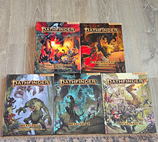 Paizo Pathfinder 2E Lot Core Rulebook + GM Guide + Bestiary 1-3 picture